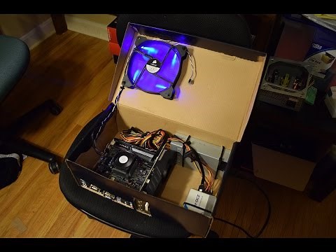 Shoe box Gaming Computer - Time Lapse Build