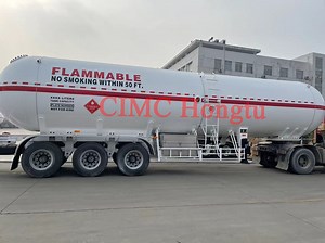 [Hot Item] Cimc 52000liters Propane Butane Gas Tanker LPG Trailer for Sale