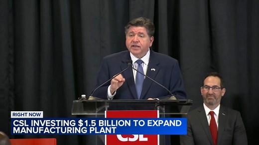 Biotechnology company to invest $1.5B in Illinois plasma-processing plan