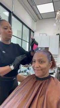 Damage Natural hair to Relaxer and starting a new haircare regime #houstonhairstylist #shorthaircut