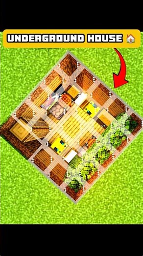 Underground House Minecraft! #minecraft