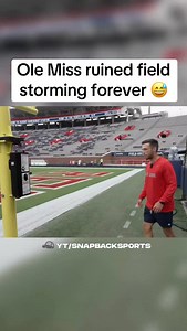 1.3M views · 10K reactions | No more field rushing at Ole Miss… Thoughts @thefieldrush? | SnapBack Sports | Facebook