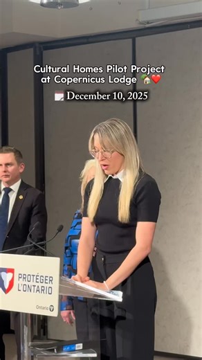 Copernicus Lodge is proud to be part of Ontario’s Cultural Home Pilot Project - an initiative expanding access to long-term care that reflects residents’ cultural, linguistic, and religious needs. 🤝❤️ We were honoured to welcome Minister Natalia Kusendova-Bashta, MPP Daisy Wai, MPP Aris Babikian, Parliamentary Assistant Dawn Gallagher Murphy, Minister Graham McGregor, and representatives from Advantage Ontario and OLTCA for today’s announcement. Thank you to our CEO Aleksandra Grzeszczuk for sh