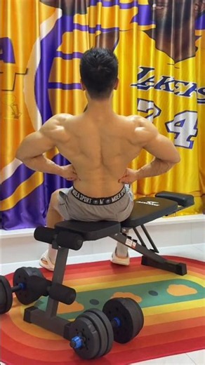 Train Your Whole Back at Home with Just Dumbbells! 💪 #FitnessShorts #ViralWorkout #BackDay #shorts