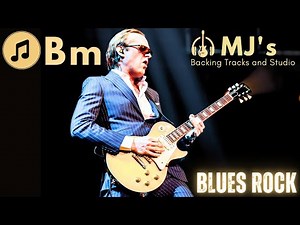 Bonamassa style Groovy Blues Rock in B minor | Backing Track