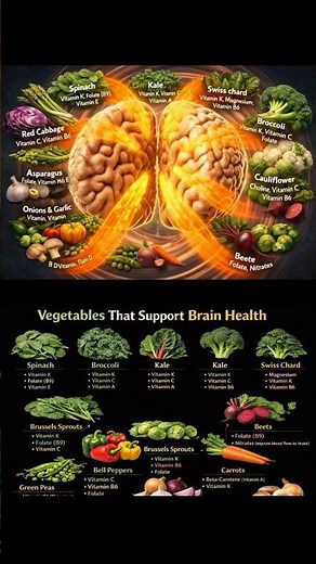 Top Brain-Boosting Vegetables You Should Eat Daily | Improve Memory, Focus & Mental Health Naturally