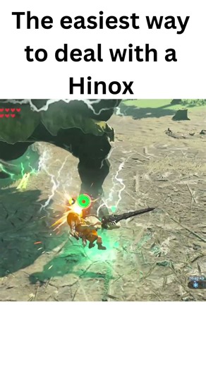 How to kill Hinoxes with no effort #zelda #glitchmoments #botwshorts #hinox