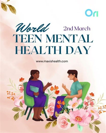 𝐖𝐨𝐫𝐥𝐝 𝐭𝐞𝐞𝐧 𝐦𝐞𝐧𝐭𝐚𝐥 𝐡𝐞𝐚𝐥𝐭𝐡 𝐝𝐚𝐲.