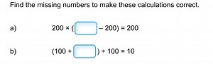 Find the missing numbers to make these calculations correct.a)... | Filo