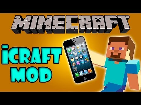 iCRAFT MOD - The iPhone you dreamed of!! :3 - Minecraft mod 1.7.10 Review (Spanish)