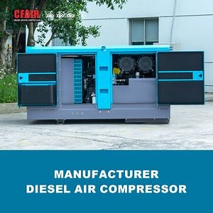 [Hot Item] 400cfm-7bar Low Fuel Consumption Stationary Air Compressor for Sale