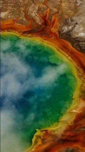 Mesmerizing Hot Spring at Yellowstone | 4K Natural Wonder