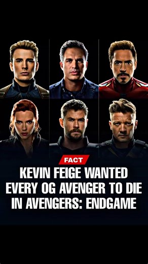 Kevin Feige Originally Wanted EVERY Avenger To Die in Endgame 😱” #updative