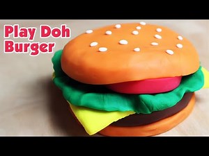 DIY: How To Make Play-Doh Burger🍔| Clay Art For Kids | Hooplakidz How To