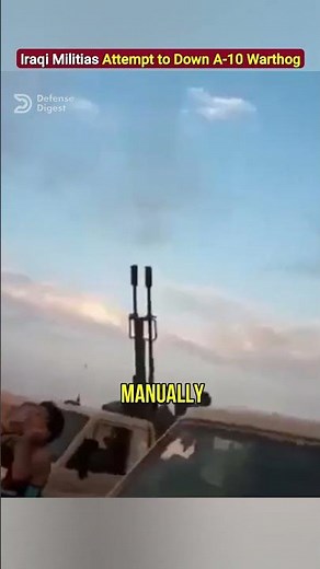 Iraqi Militias Attempt to Down A-10 Warthog!