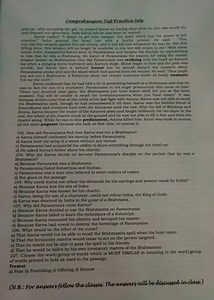 Comprehension Test Practice SetsRead the passage carefully an... | Filo