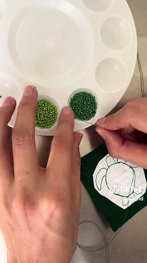 Creating Beaded Turtles for Moccasins
