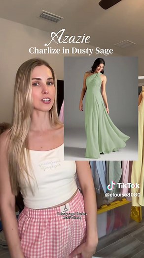 Leah's Elegant Maternity Bridesmaid Dress by Azazie