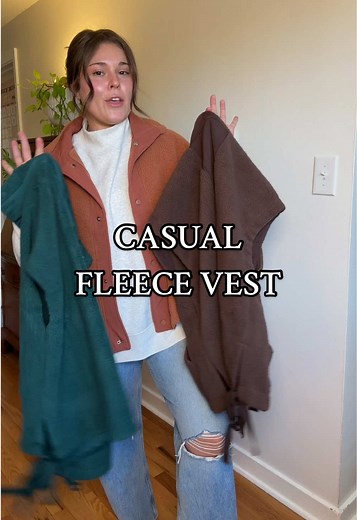 Stylish Casual Fleece Vests for Fall Fashion