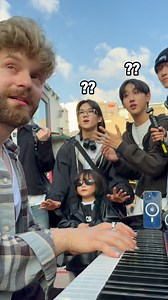 Wait for it 😍 Today I was playing in South Korea when suddenly a little girl asked me to play APT. But I didn't expect that @newbeat__official and @lunch_official would join me 😱😱 Song: APT. @roses_are_rosie & @brunomars #piano #singing #apt #rosé #brunomars #publicreaction | Emilio Piano