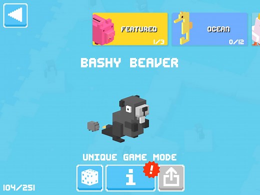 Crossy Road: How to Unlock the Slippy Penguin, Bashy Beaver Game Modes
