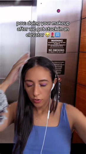 ASMR Makeup Tutorial After Being Stuck in an Elevator