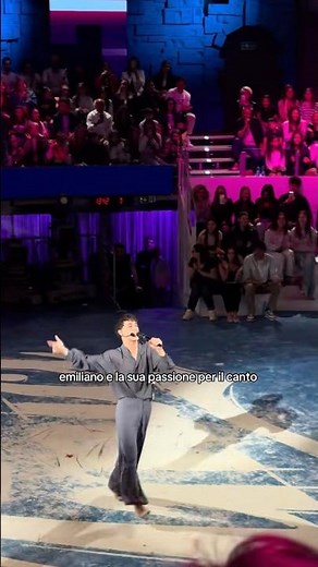 EMILIANO FROM AMICI SINGS SIGNORINA BY ANGIE #amici #amici25 #emiliano #signorina #angie #fyp #fo...