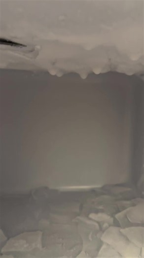 Regularly scheduled slab work 🫡#freezerfrost #ogfreezerfrost #minifreezer #frost #iceeatingasmr