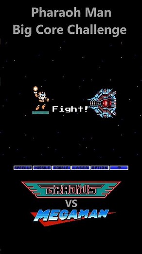 Pharaoh vs Big Core (Gradius) | Mega Man Bosses CPU Battle