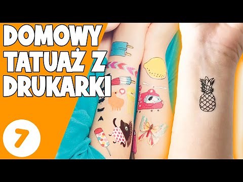 Jak zrobić tatuaż z drukarki w domu | Super sposób na tatuaż dla dzieci | Idealna Mama