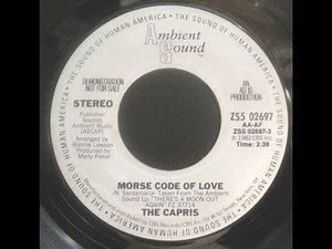 The Capris - Morse Code of Love 1982 UT