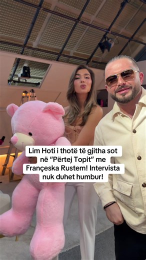 Lim Hoti i thotë të gjitha sot në “Përtej Topit” me Françeska Rustem, ora 20:00 në valët 100FM, Top Albania Radio dhe në kanalin 10 në Digitalb. Një intervistë për të mos u humbur! #TopAlbaniaRadio #PertejTopit #FranceskaRustem #LimHoti