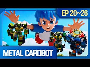 [🤖BEST] Metal Breath Gets STOLEN by MINI BOTS ⌚️✨ Metal Cardbot Compilation 🦾 Episodes 20-26 Season1