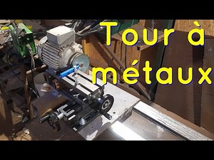 Tour à métaux "fait maison" - tour rapide et premiers tours 😏