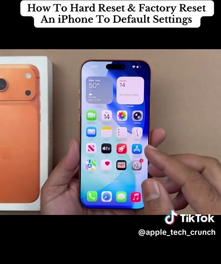How to Hard Reset & Factory Reset an iPhone 17 Pro Max