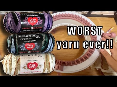 ALMOST BROKE MY SENTRO KNITTING MACHINE! ALL IN ONE GRANNY SQUARE YARN, WILL IT SENTRO? #sentro