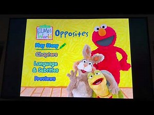 Elmo’s World OPPOSITES DVD Menu Walkthrough.