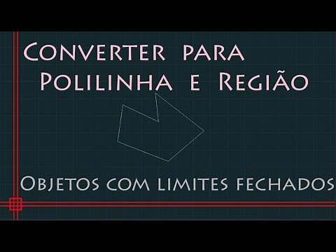 AutoCAD 2D - Unir linhas numa polilinha (comando: BPOLY)