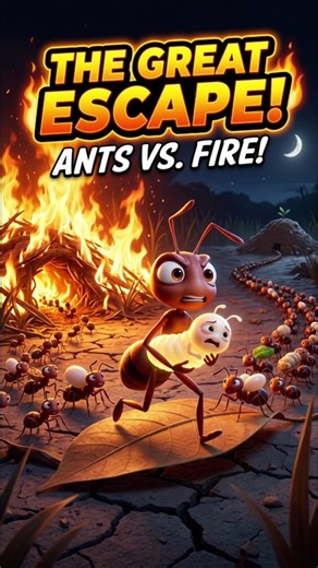Millions of Ants Flee a Wildfire… In One Night 🔥🐜