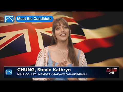 Stevie Kathryn Chung for Maui Council: People Over Profit