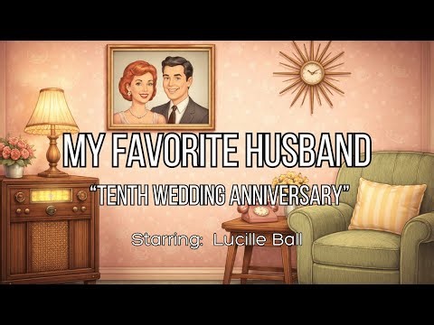 My Favorite Husband | Tenth Wedding Anniversary (1948) PILOT | Lucille Ball Radio Comedy