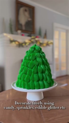 Christmas Tree Cake Tutorial