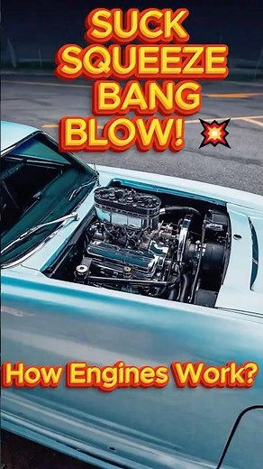 How an Engine Actually Works (The 4-Stroke Cycle) ⚙️