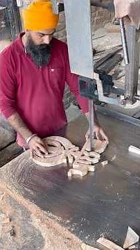 Wooden Khanda & Khalsa Art | Handcrafted Woodwork | Sikh Symbol