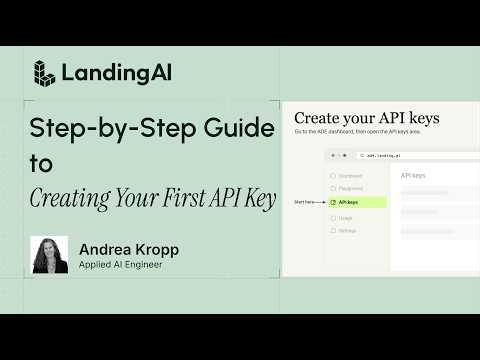 How to Create Your First ADE API Key