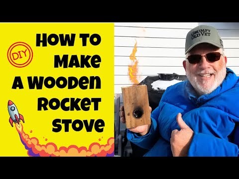 The Ultimate Rocket Stove for Camping and Survival - It Even Burns Itself!