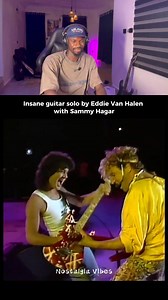 Insane guitar solo by Eddie Van Halen with Sammy Hagar🔥 | Chyke The Guitarist