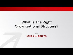 What is The Right Organizational Structure?