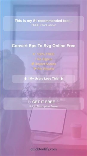 Convert EPS to SVG Online FREE 🔥 | No Login | Best Vector Converter Tool #freeonlinetools