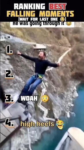 Ranking the Best Falling Moments | Funny Fails & Epic Falls Compilation #Fail #FunnyMoments #shorts